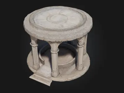 Temple of Serenity  A Sacred Refuge of Peace and Balance 3D model