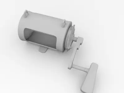 Fishing Reel 3D model get