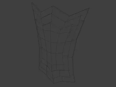 Stylized Tower Shield Game Asset Low-poly 3D model