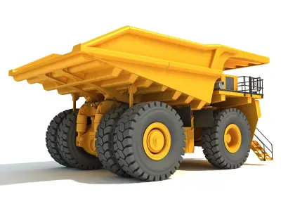 Mining Dump Truck 3D model buy