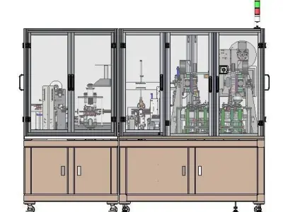  Fully automatic power lithium battery lamination machine 3D model