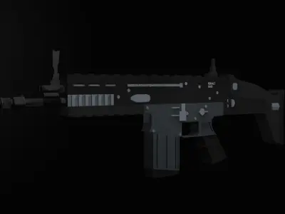 3D ASSAULT RIFLE MODEL 3D model