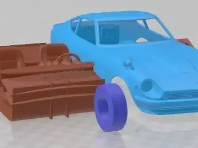 Datsun 240z 1969 Printable Car  3D print model