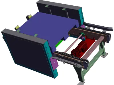 Pallet stacking machine 3D model