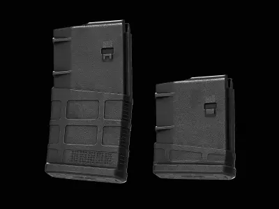 PMAG 20 and 10 LRSR GEN M3 Low-poly 3D model