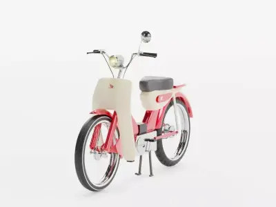 Honda Pc 50 1969 Free 3D model