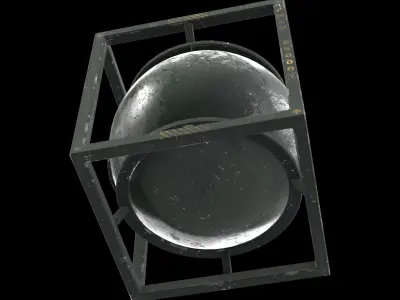 sphere tank 01 3D model