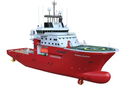 MERMAID ENDURER BOAT 3D model