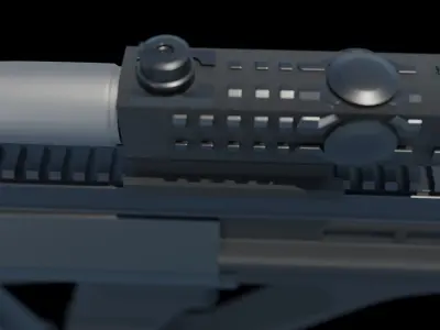 machine gun 3D model 23