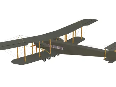 Handley Page Type O Low-poly 3D model purchase