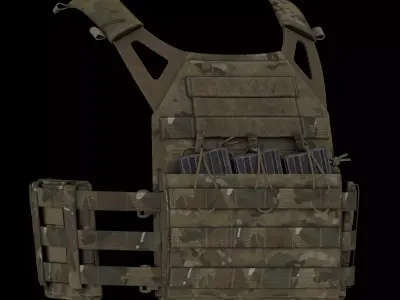 Crye Jumpable Plate Carrier Low-poly 3D model