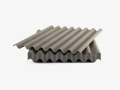 Construction Slate Low-poly 3D model