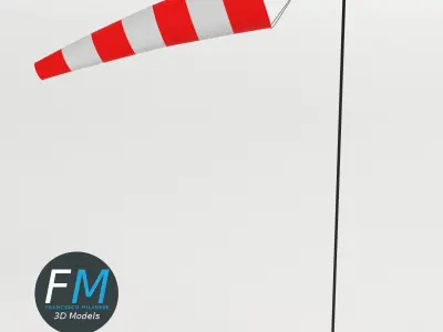 Anemoscope windmill 3D model