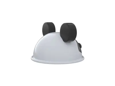 Panda Hat Cute Low-poly 3D model