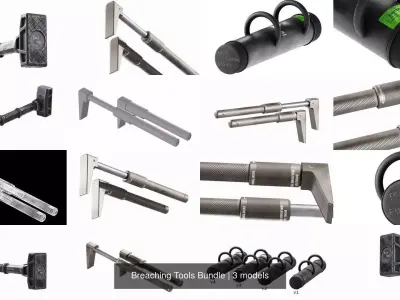 Breaching Tools Bundle 3D Model Pack