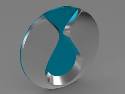 denza logo 3D model by Sergey