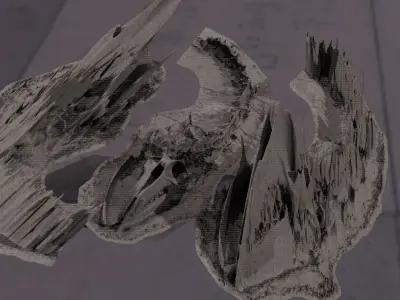 Whale bones  2 3D 3D model