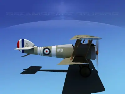 Sopwith Camel 3D model by Dreamscape