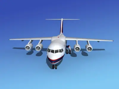 BAe 146-100 Sonair 3D model