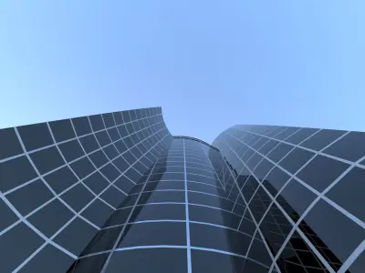 skyscraper detroit - detroit Free 3D model