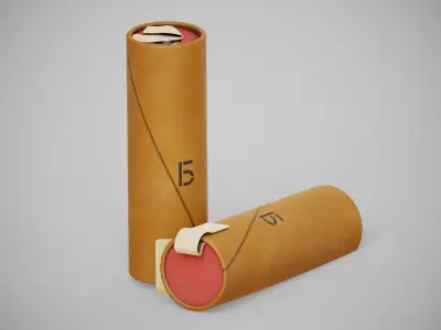 RUSSIA WW2 Explosive equipment Low-poly 3D model