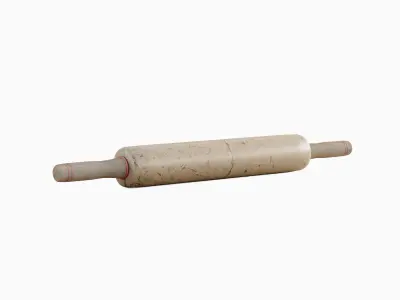 Marble Rolling Pin 02 Low-poly 3D model