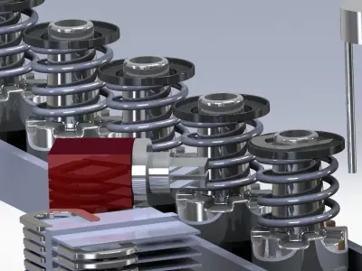 Conveyor assembly design Free 3D model
