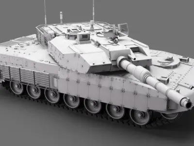 Leopard 2 3D model buy