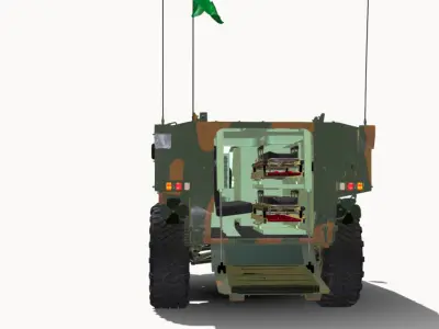iveco guarani ambulancia 3D model