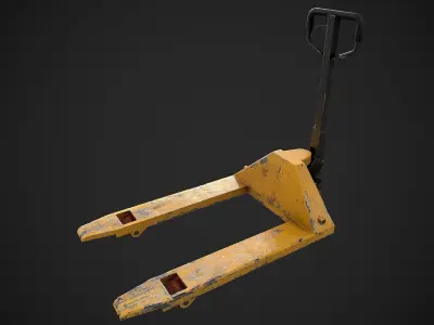 Pallet Jack Low-poly 3D model shop