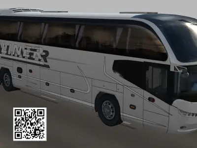 Neoplan bus Cityliner L Low-poly 3D model