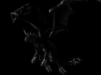 DRAGON Low-poly 3D model purchase