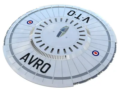 Avro Canada Project Y-2 Silver Bug 3D model