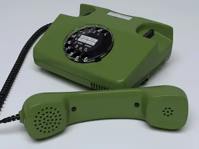 Rotary Telephone FeTAp 791 3D model