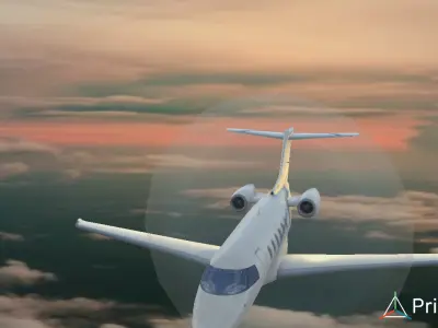 Air plane Free low-poly 3D model