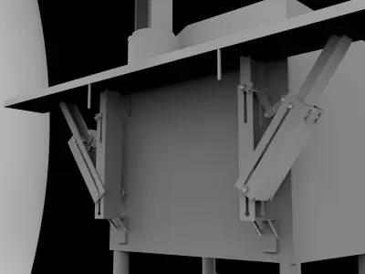 Mechanical gripper 3D model