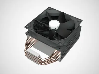  CPU Processor Cooler Fan 3D model