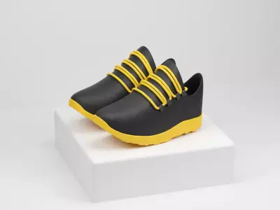 High quality  shoe 3d model Low-poly 3D model