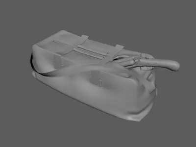bag gun Free 3D model