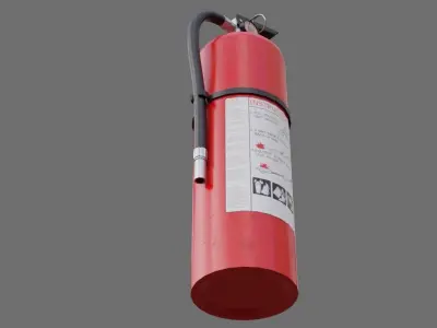 Fire Extinguisher 1A Low-poly 3D model