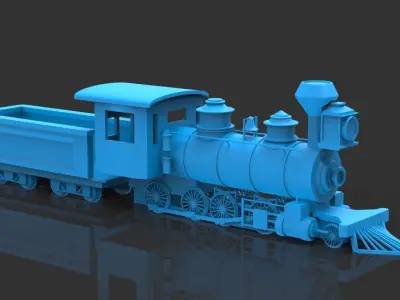 train engine 3D print model purchase