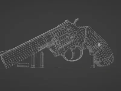 Immersive Revolver  3D model