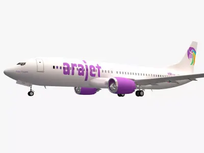 Arajet Air Boeing 737 Max 8 3D model