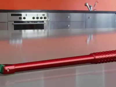 Hinged handles wrench Free 3D model