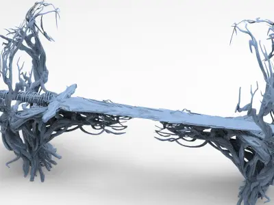 Avalon Gate Excalibur walkway 3D model
