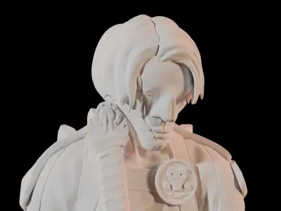 Alien Warrior Minifigure 3D print model