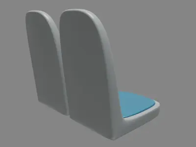 City Bus Seat 3D print model