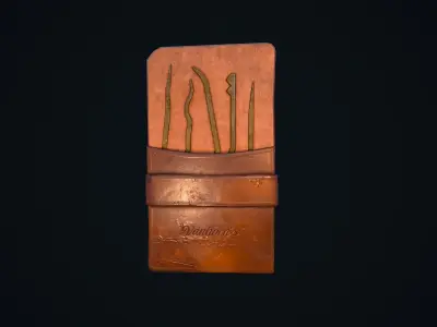 Lock Pick Set Low-poly 3D model