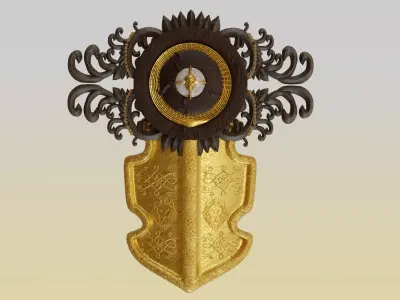 Medieval Shield Weapon1700 Low-poly 3D model