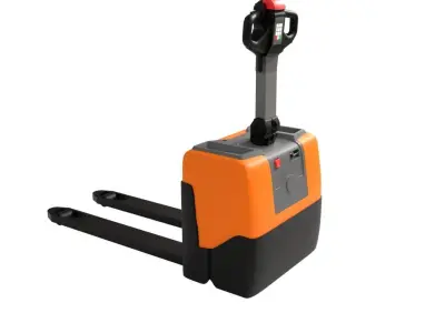 A Toyota hydraulic pallet jack lifter 3D model